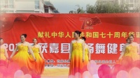 获嘉县广场舞协会领导小组美女团《祖国永远是我的家》