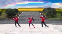 阿爸的草原-蒙族三步舞-你见过这么漂亮的蒙族三步舞吗 韦福强广场舞《阿爸的草原》