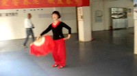 正阳广场舞爱好者学跳健身秧歌——2015年春节在海南