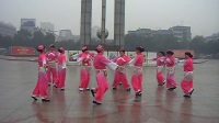 宜昌五一广场江英舞蹈队参加老龄广场舞比赛歌名（蝴蝶泉边）