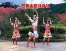 跳跳乐第十六套 第12节  整理舞步  演示: 四川金花健身舞队