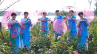 广场舞-江南情（古典伞舞）-快乐姐妹舞蹈队
