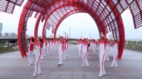 榆林市中国红广场快乐舞步健身操（大金操）第十二节