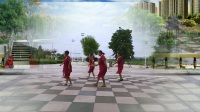 雨烟广场舞  太阳出来照四方  演示；雨烟健身队