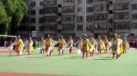 大同市平城区第一届老年人体育健身大会舞蹈【站在草原望北京】花园里社区一站表演