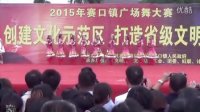望江县 2015年赛口镇广场舞大赛获得第二名视频  《想西藏》  金堤村广场舞代表队  指