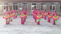 长寿之乡威海文登欢乐中国年扇子彩绸舞广场舞