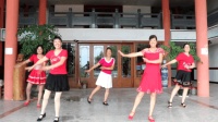 五个奶奶广场舞跳的好喜气简单16步有个已经65岁了看不出来吧