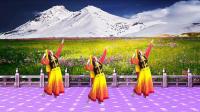 娇羞可爱的新疆舞《花儿这样红》含小北中国创意广场舞附教学