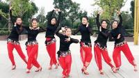 7位美女跳性感火热印度舞《欢乐的玩吧》圆月如歌广场舞
