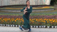 (汉唐)古典舞《采薇》2（小春学舞2018.3.30傍晚摄于桂林訾洲公园“诗画广场”46kg23℃)