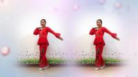 金社晓晓广场舞《纤夫的爱》, 红色套装喜庆养眼