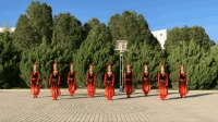 9位新疆美女跳广场舞《最美还是我们新疆》烤羊肉串既视感