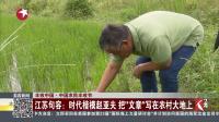 视频|丰收中国·中国农民丰收节 江苏句容: 时代楷模赵亚夫 把“文章”写在农村大地上