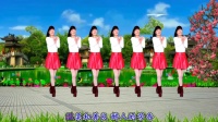 河北青青广场舞《梦里的姑娘》摆胯32步, 动感健身, 好听好看