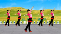藏舞风格健身广场舞《雪山姑娘》简单32步 跳出不一样的风采