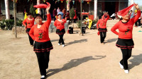 经典红歌广场舞，《十送红军》农村版，河北西高固表演团