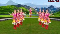 教学版广场舞《北京的金山上》经典流行民歌 简单藏族风格真好看