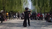 经典广场舞，点踏吉特巴，传统舞步表演