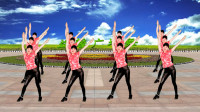《最炫民族风》32步广场舞，时尚好看，简单又大方