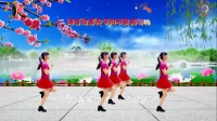阳光美梅原创广场舞【幸福跳起来】欢快健身舞-背面演示-编舞：美梅