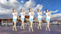 广场舞《布达拉宫》简单好学32步步子舞！