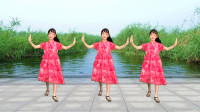 9岁小女孩跳《北江美》舞姿优美赛大妈，超级可爱