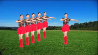 草原天籁广场舞《歌在飞》大气动感，32步水兵舞