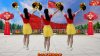 六妹广场舞《中国梦》庆典70周年特献红歌广场舞背面视频