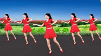 益馨广场舞《望爱却步》网红歌曲，简单大众健身舞
