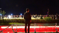 国庆节系列旅游纪录片，夜幕下的边境小城集安，欣赏边境广场舞