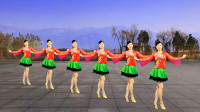 陕北民谣，情歌精选广场舞《妹妹的山丹花》柔美16步，好听好看！