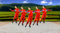 小慧广场舞《大风歌》嘹亮动听，网红弹跳32步附教学