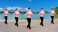 广场舞《外婆的澎湖湾》网红踩点舞，好看好学32步