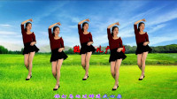 网红舞32步《醉在草原爱一回》广场舞，正面重复跳