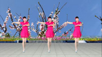 32步广场舞《桃花朵朵开》歌甜舞美，好听好看