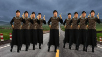 藏族民歌广场舞《玛尼情歌》 简单动感有活力 柔韧通透看不够