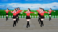 热门广场舞《自由飞翔》十六步，简单又欢快