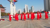 舞动心飞舞队，广场舞，藏族舞，巜相约西藏》