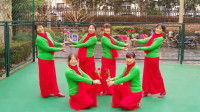 上海香何花广场舞《心中的玫瑰》原创抒情中三教学