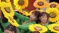 这造型的舞蹈你见过吗？广场舞《祖国你好》像向日葵一样永远看着祖国！