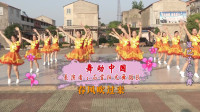 策巴子广场舞：《舞动中国》荆州石首市大垸镇阳光舞蹈队