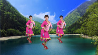 莉莉广场舞《羊卓湖情歌》藏族舞，优美的舞姿彰显民族风格