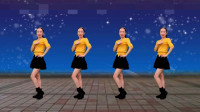气质美女广场舞《姑娘跟我走》DJ版健身舞，动感活力又好听！