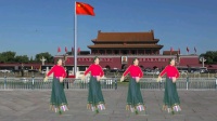 富平百合广场舞巜北京有个金太阳》