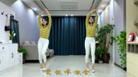 气质美女广场舞《天涯的灯火DJ》简单64步网红舞，简单易学！