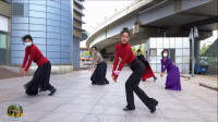 紫竹院广场舞《我的九寨》，小红领舞，正在学习的一支舞
