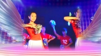 唐江舞动人生广场舞《中国大舞台》团队姐妹参赛表演