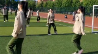 山东广饶某中学推出“广场舞”课间操，节奏动感