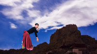 深圳小欢广场舞《最美西藏》背面演示  视频制作：心晴雨晴